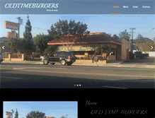 Tablet Screenshot of oldtimeburgers.com